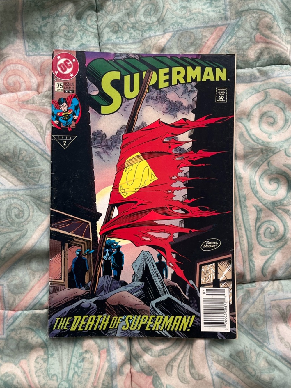 ⛔️SOLD⛔️DC Comics #75 Jan ‘93 The Death of Superman comic book